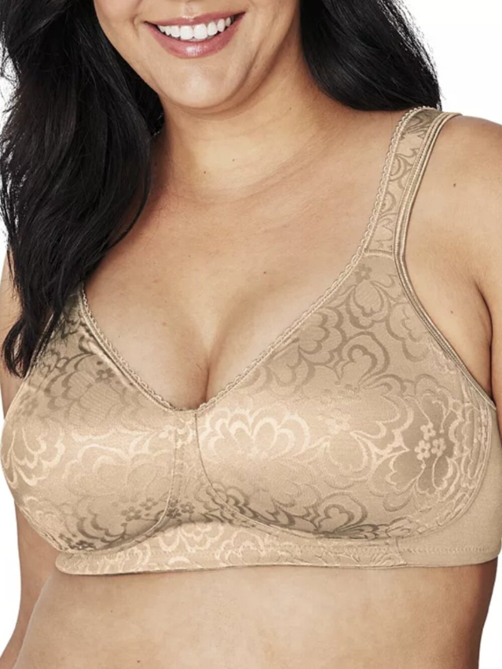 Playtex 18 Hour Ultimate Lift & Support Wireless Bra Nude 36C Women's NWT